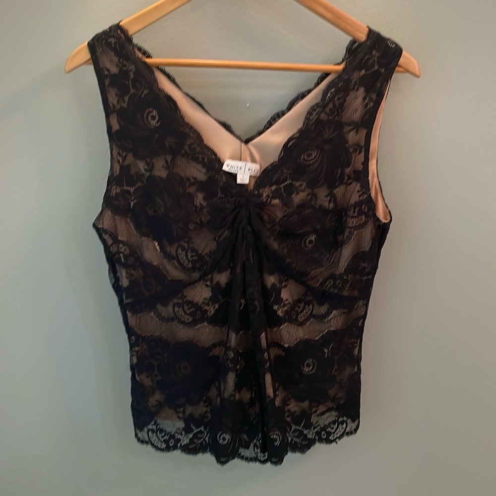 White House Black Market Lace Top